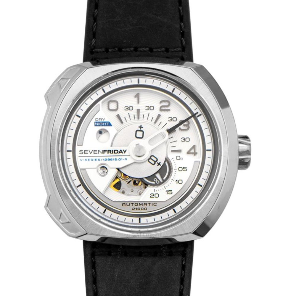 Seven Friday V Series Silver 49.7mm